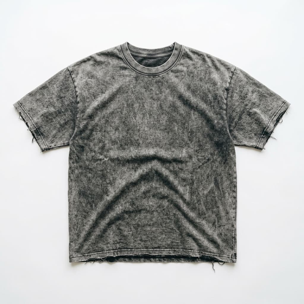 Oversized Acid Wash Tee