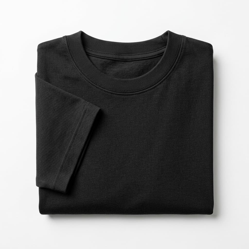 Premium Cotton Crew Neck T-Shirt